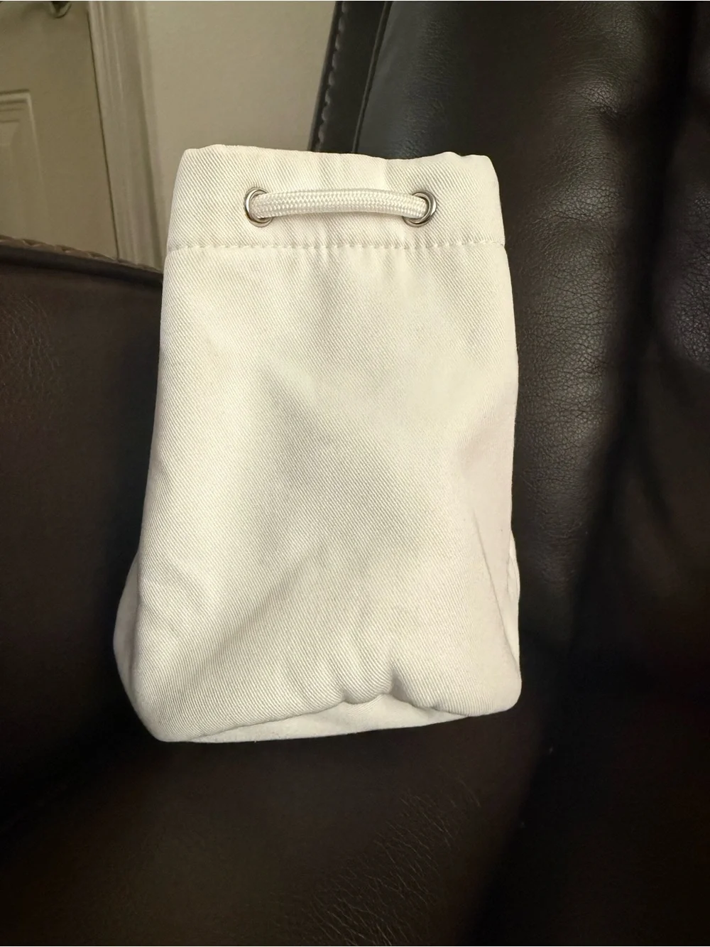 Dior Embroidered Drawstring Cosmetic Pouch